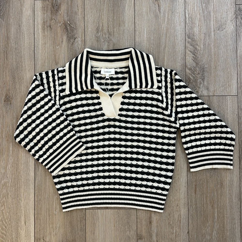 Bohme Mason Collared Sweater